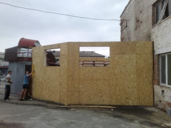 Реконструкція торгового приміщення із застосуванням Сіп панел 4