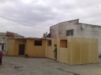 Реконструкція торгового приміщення із застосуванням Сіп панел 8