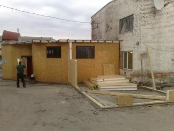 Реконструкція торгового приміщення із застосуванням Сіп панел 9