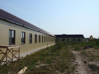 Складське приміщення побудоване із застосуванням сіп панелі 237