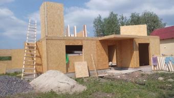 Будинок на Осокорках із сендвіч панелей 1