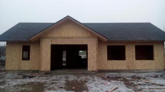 Будинок із СІП панелей з теплим горищем 233