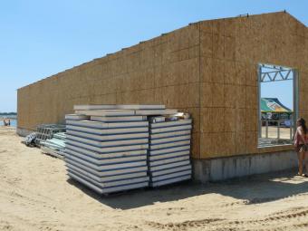 Ангар облаштований СіП панелями 235