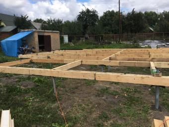 Будинок по канадській технології на сваях с. Пісківка, Бородянський район 7