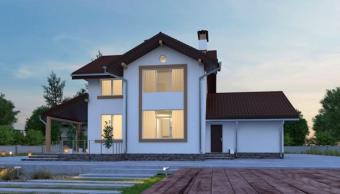 Будинок із СІП панелей, стіни СІП-160,перекриття СІП-205 м. Вінниця (Бохоники) 2