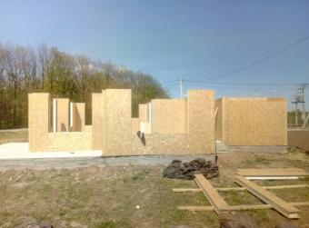 Будинок із СІП панелей, стіни СІП-160,перекриття СІП-205 м. Вінниця (Бохоники) 5