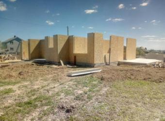 Будинок із СІП панелей, стіни СІП-160,перекриття СІП-205 м. Вінниця (Бохоники) 4