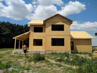 Будинок із СІП панелей, стіни СІП-160,перекриття СІП-205 м. Вінниця (Бохоники) 10