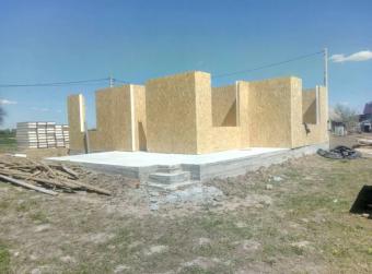 Будинок із СІП панелей, стіни СІП-160,перекриття СІП-205 м. Вінниця (Бохоники) 6