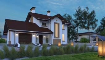 Будинок із СІП панелей, стіни СІП-160,перекриття СІП-205 м. Вінниця (Бохоники) 1