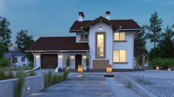 Будинок із СІП панелей, стіни СІП-160,перекриття СІП-205 м. Вінниця (Бохоники) 210