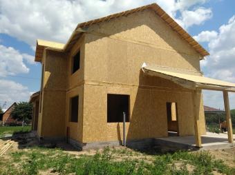 Будинок із СІП панелей, стіни СІП-160,перекриття СІП-205 м. Вінниця (Бохоники) 13