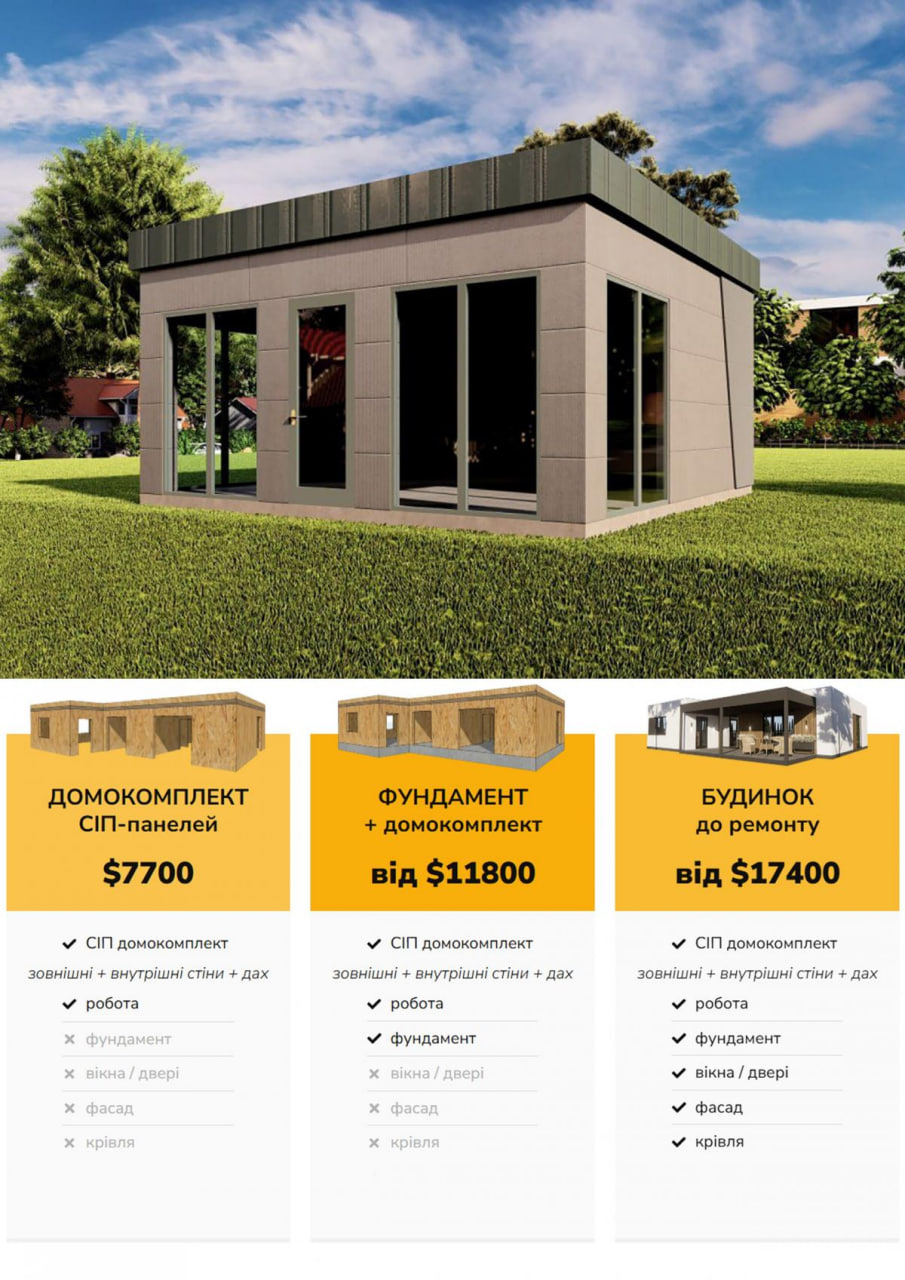 МАФ із СІП-Панелей 39м кв 20